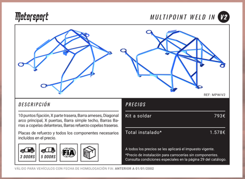 Multipoint Weld In V2 - RacingPeople