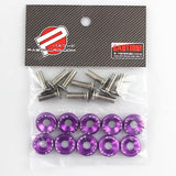 Set 10 tornillos M6 de colores | JDM - RacingPeople