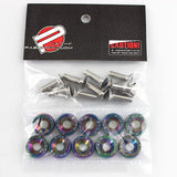 Set 10 tornillos M6 de colores | JDM - RacingPeople